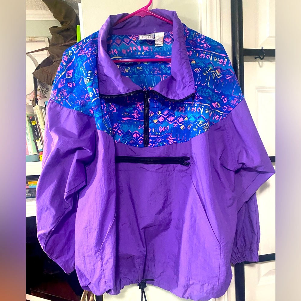 Vintage Seattle Blues Windbreaker​